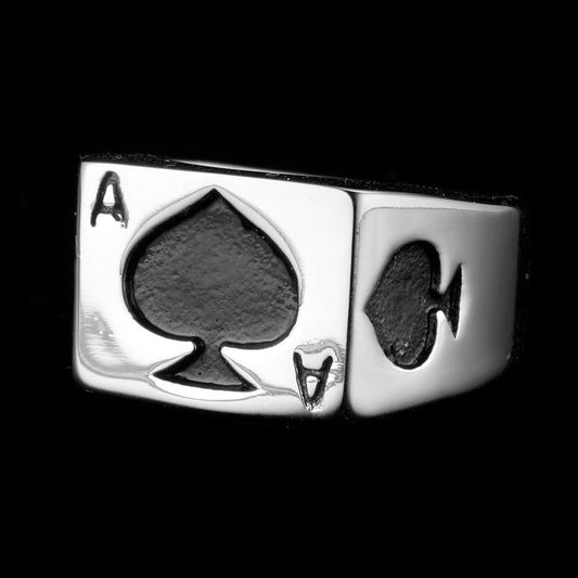 Ace Of Spades - Anel Masculino-Anéis-Outlaws