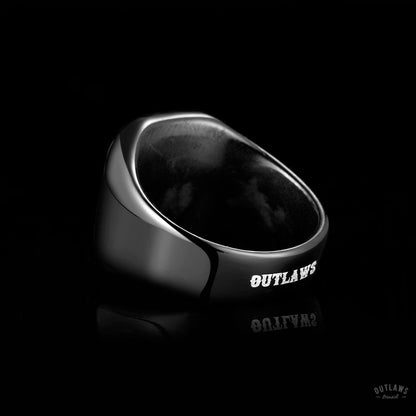 Square - Black - Anel Masculino-Anéis-Outlaws